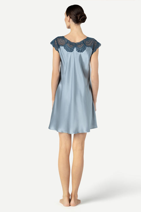 NK Imode Alice Feminine Lounge Silk Housedress